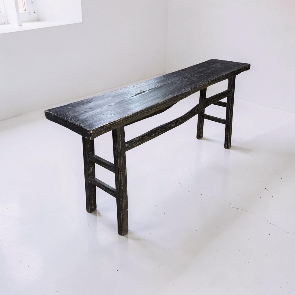 Wandtafel zwart 177x39x80