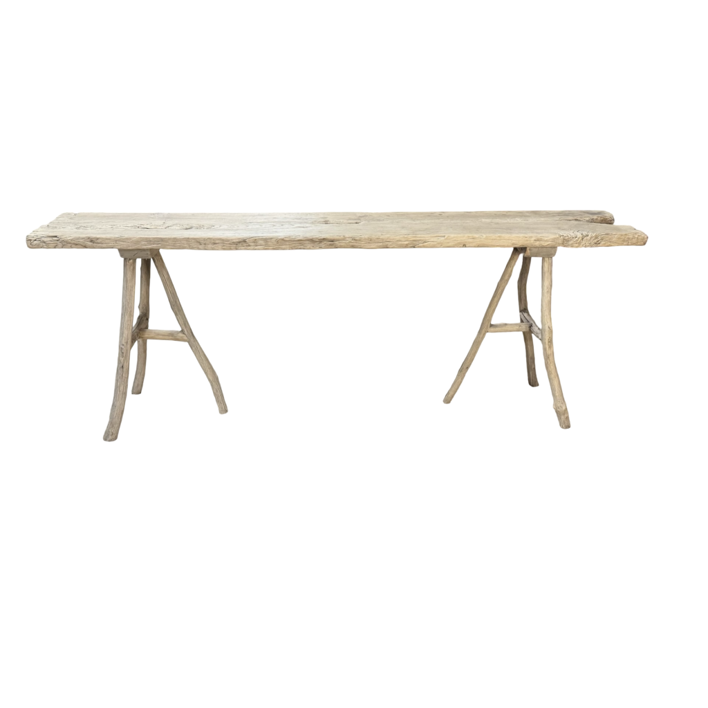 Wandtafel stronkpoot 232x41x84