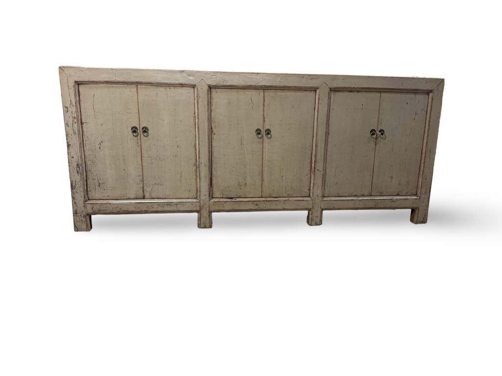 Dressoir 6dr grijs 232x45x97