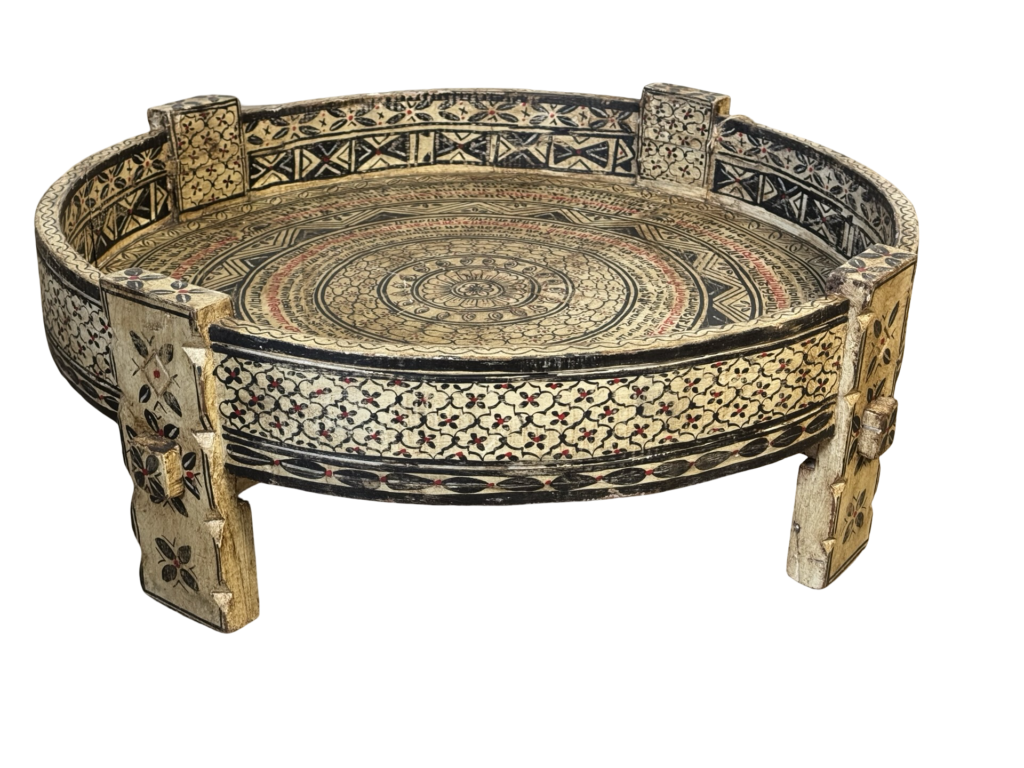 Grainder salon zw/wit besch. 73x73x26