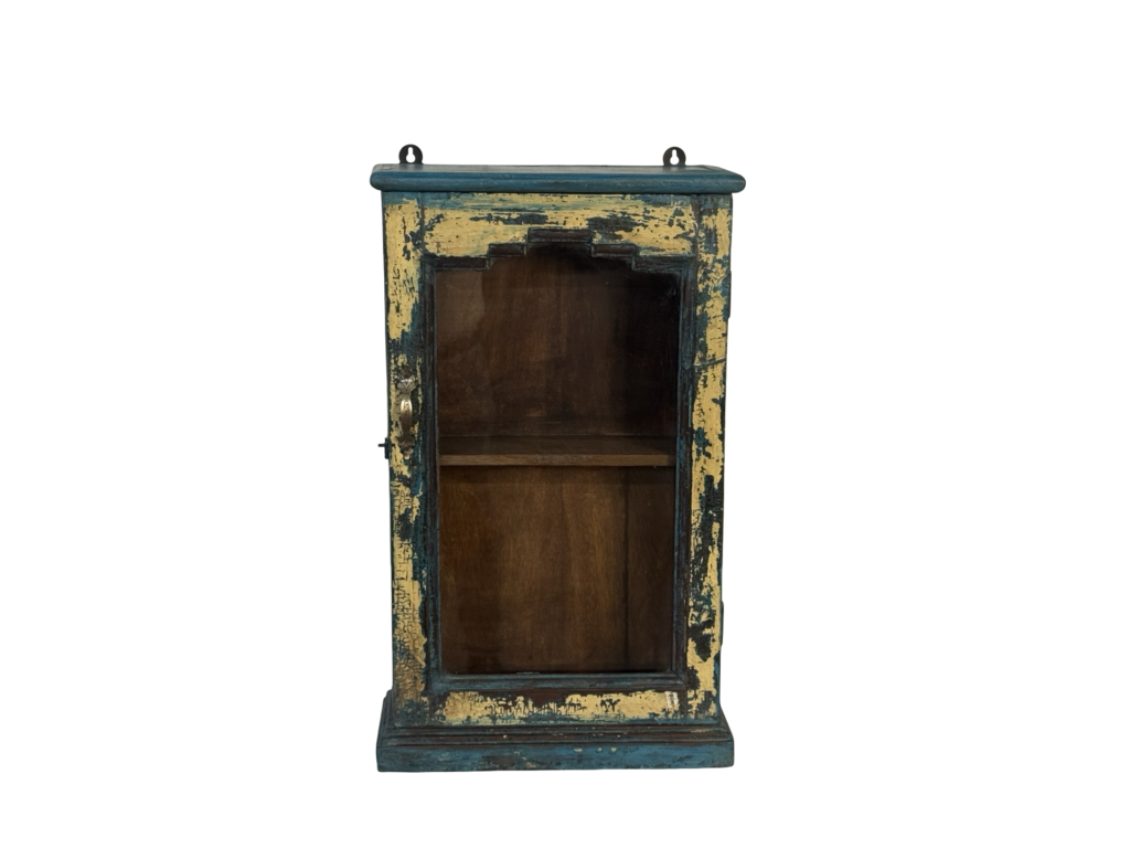 Hangkast blauw/goud 41x15x67