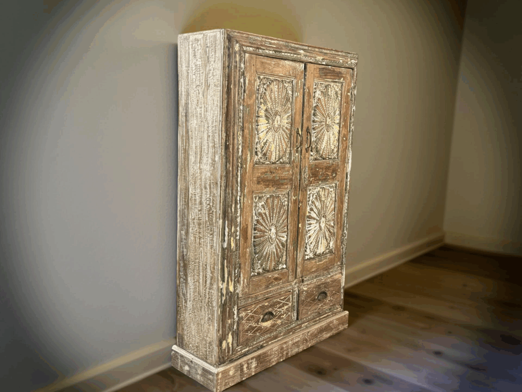 Kastje 2dr snijw +2la bloom gekl. 91x32x147