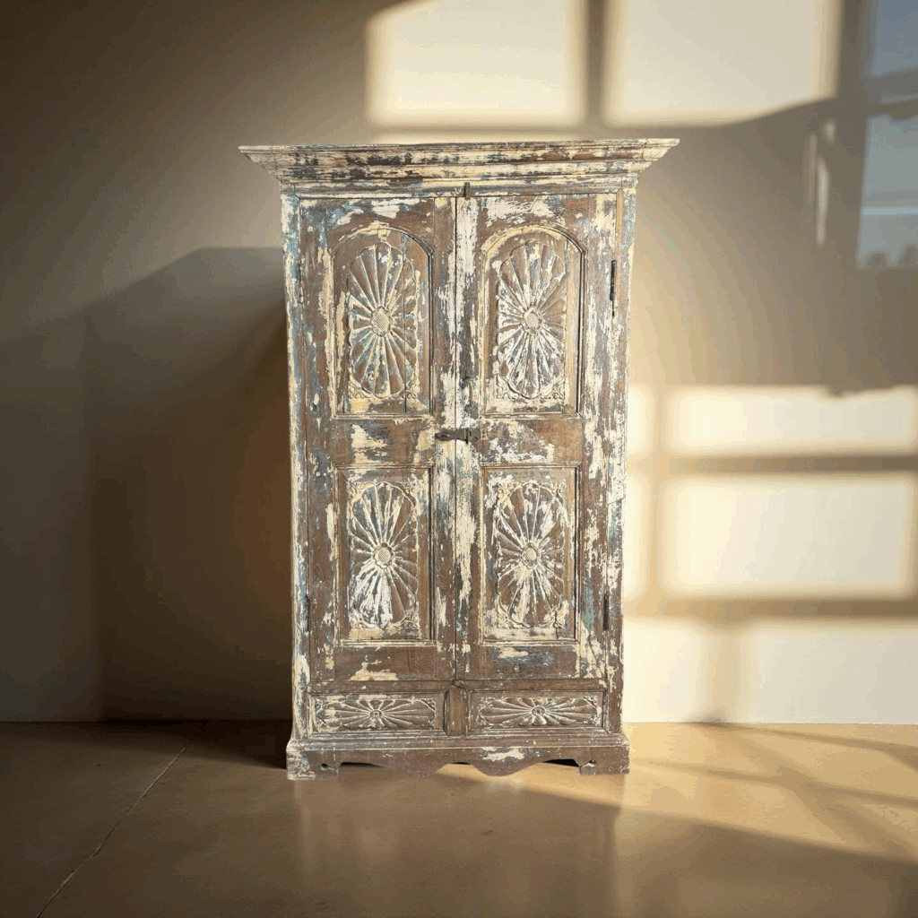 Kast 2dr 2la snijw. Gekl. 117x53x183