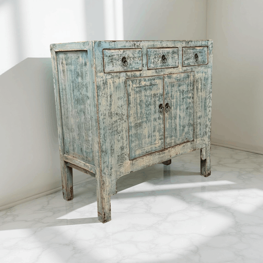 Kastje blauw/f 3la 2dr 101x45x100