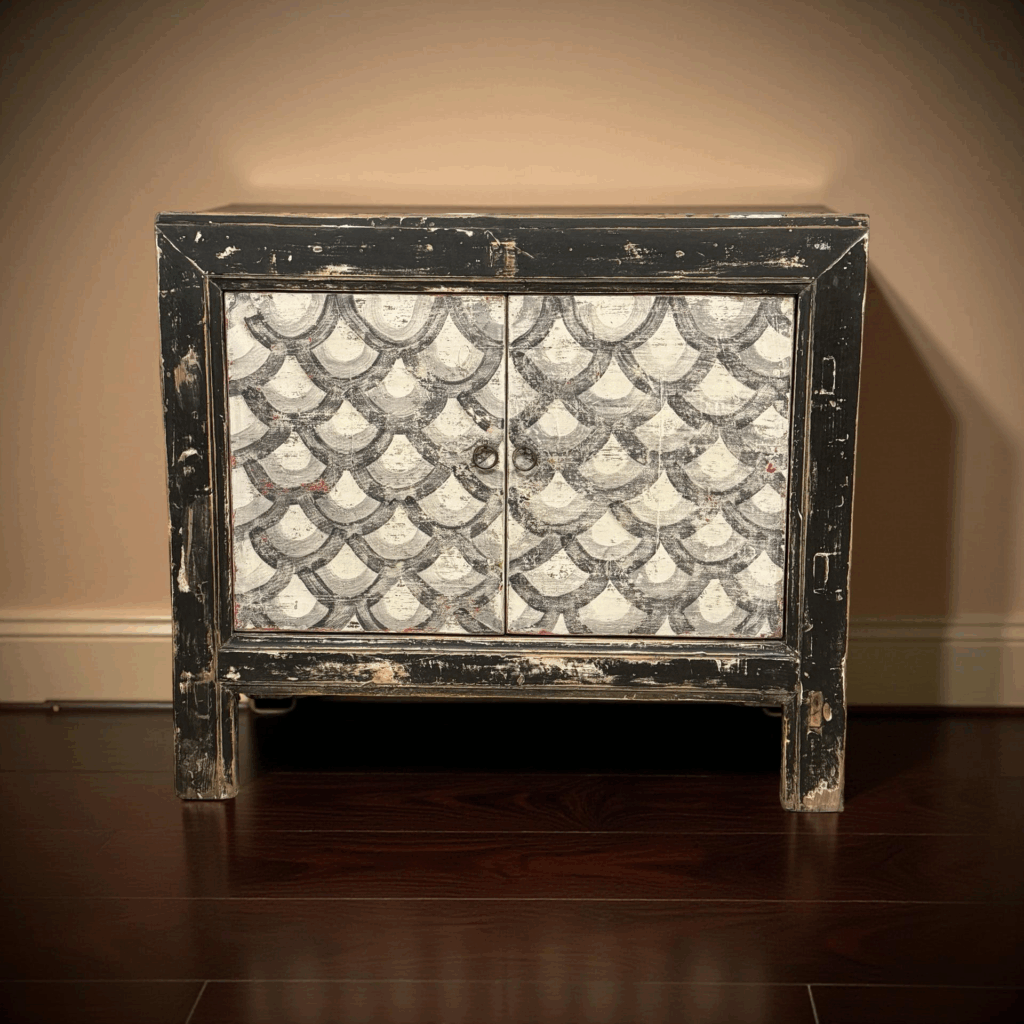 Onderkast 2dr zw/wit schub 97x44x85