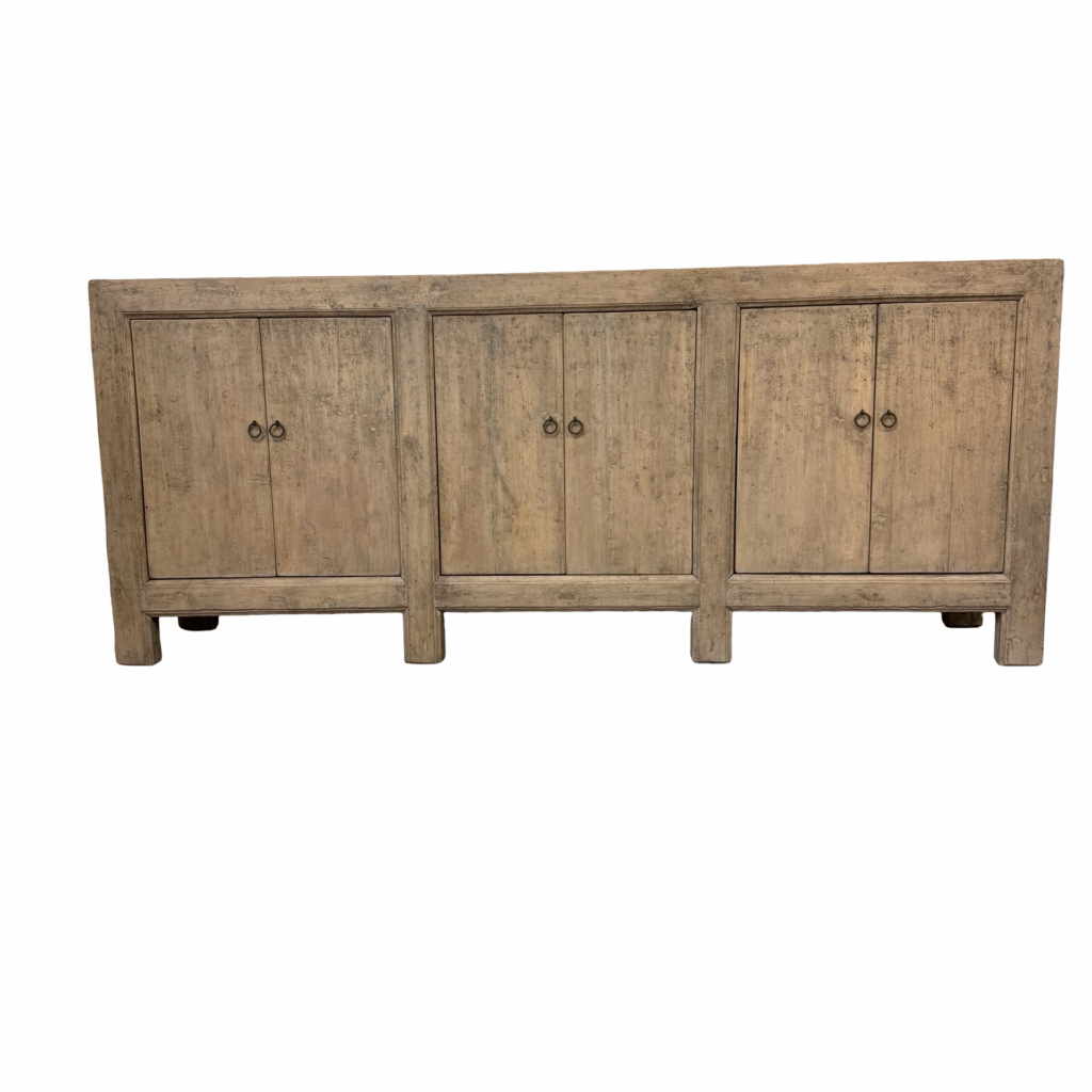 Dressoir 6dr nat/f 230x96x45