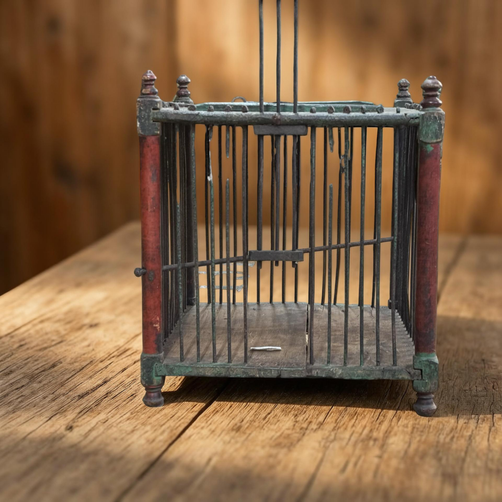 Vogelkooi hout 40x48x46