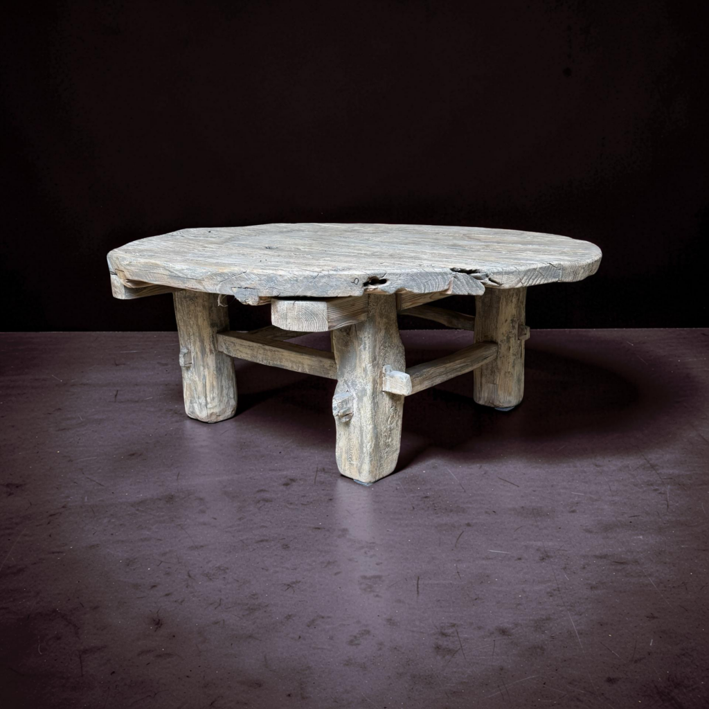 Salontafel rond nat/f 116x116x47